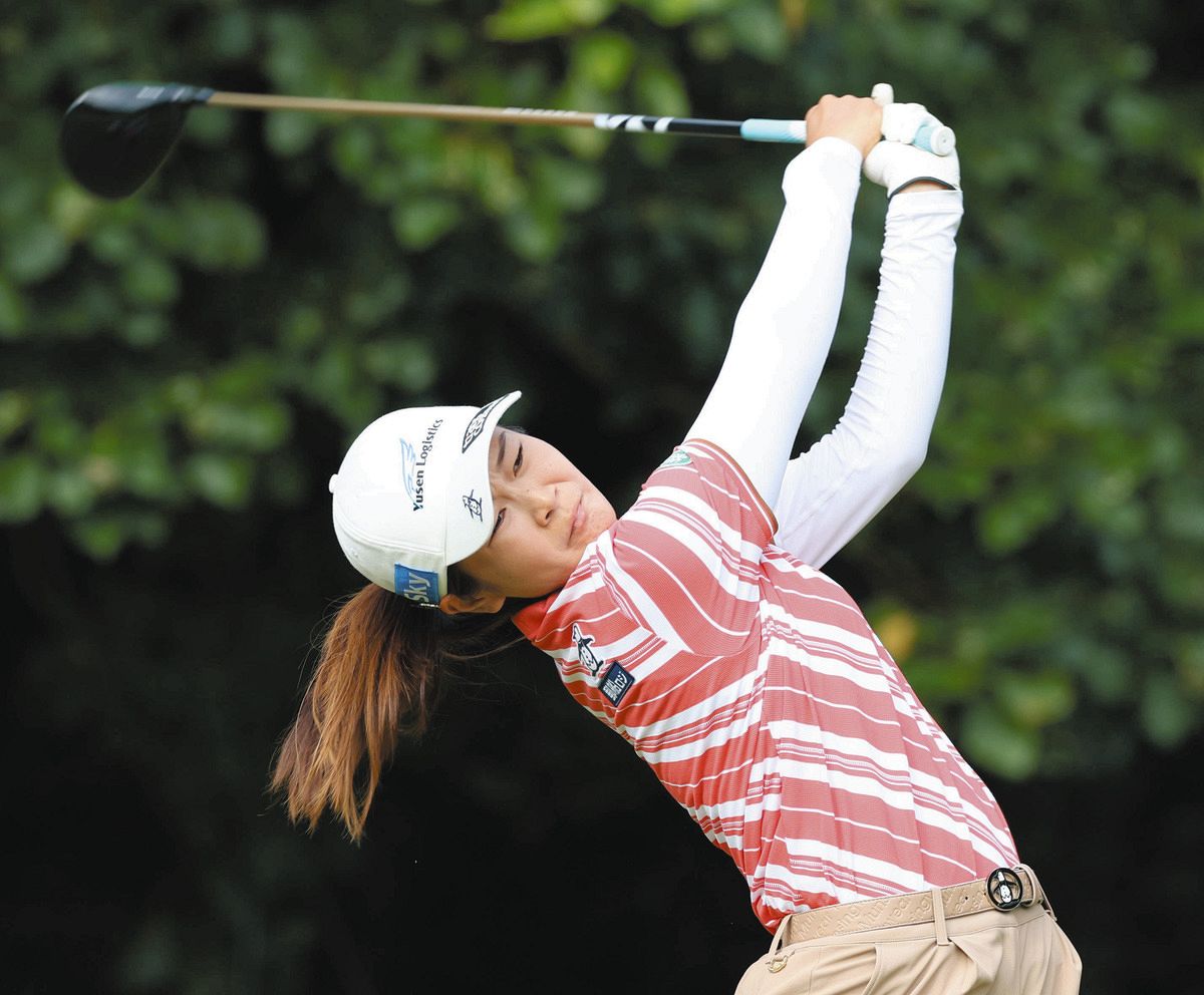 女子ゴルフ・神谷そら、「苦手意識がある」コースで7バーディー奪う好