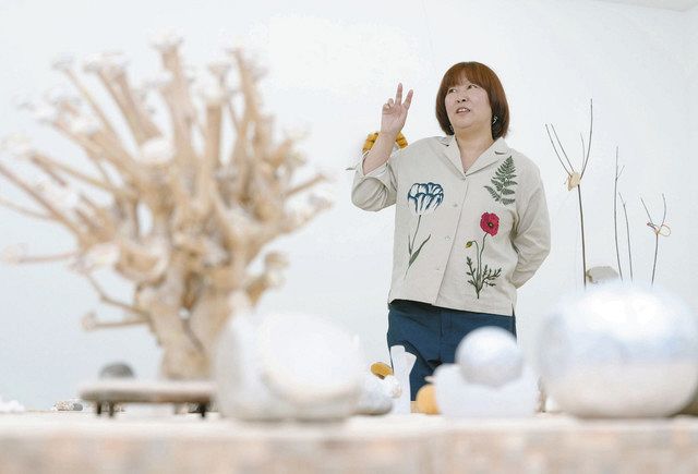18年ぶりの個展への思いを語る加藤美佳さん
