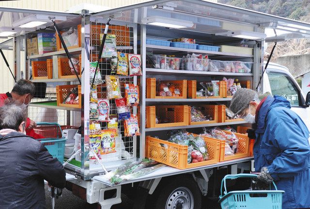 移動販売車「ありがたい」と好評 揖斐川町が買い物弱者支援：中日新聞Web