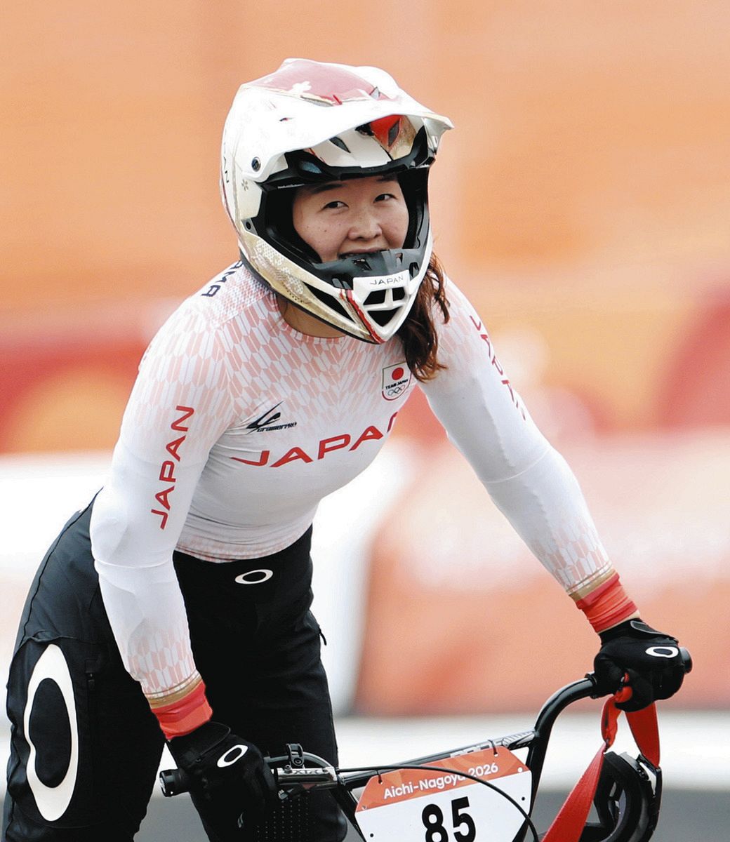 畠山紗英選手が3度目の正直で金メダル アジア大会、自転車BMX
