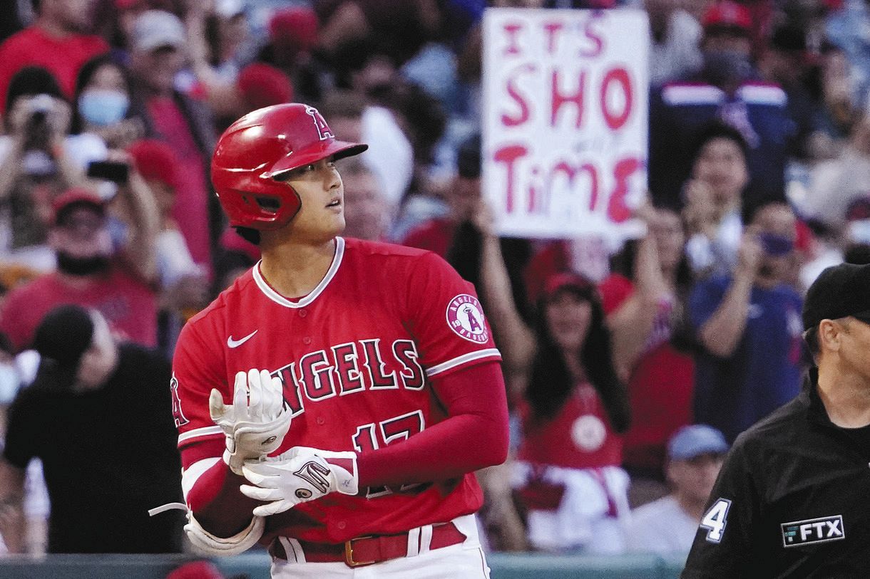 ｍｌｂ 大谷翔平は10点差リードでもストレートの四球 ４試合で13四球となり本拠地は大ブーイングの嵐 中日スポーツ 東京中日スポーツ