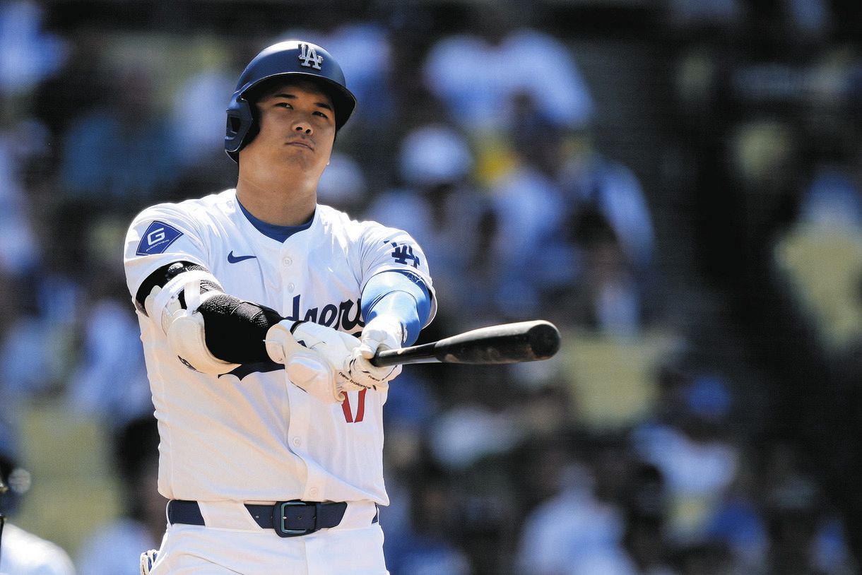 大谷翔平 Shohei Ohtani's first extra-base hit of 2025 is a double