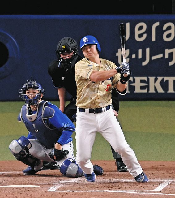 中日】細川成也が2打点 一時勝ち越しとなる適時打放つ「何とかランナー 