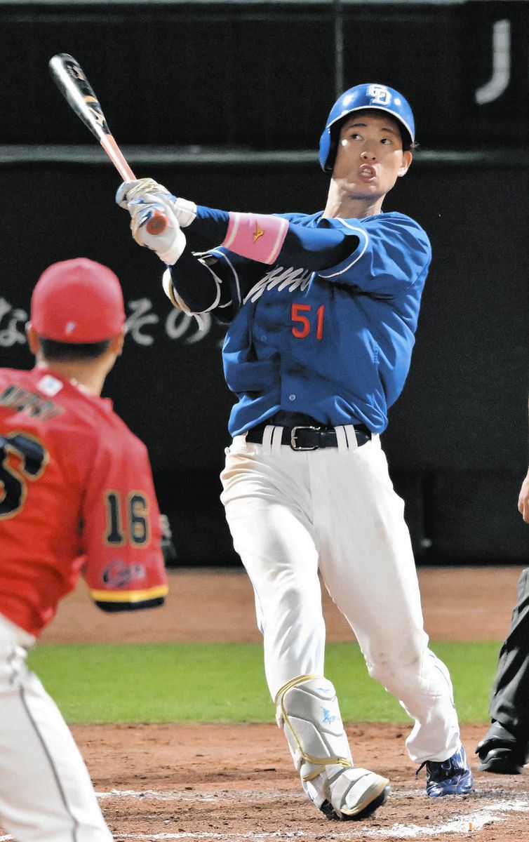 中日・上林誠知、代打・大島の初球打ちに触発「流れにのって」タイム