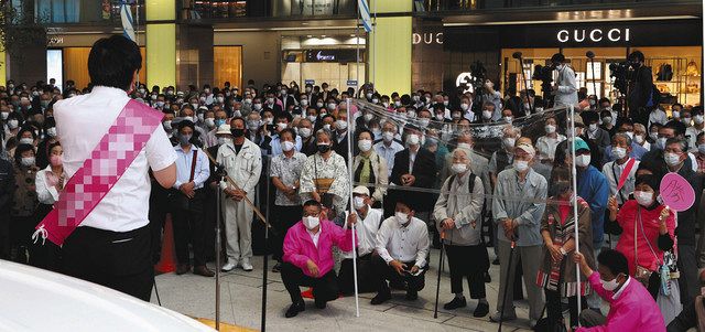 万全の対策で訴え 両陣営 初日から県横断 中日新聞しずおかweb