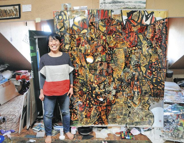 越前和紙で型破りアート 福井の青木さん：日刊県民福井Web