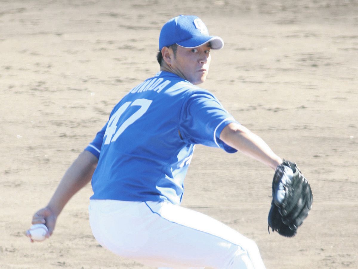 現役引退お疲れさま！砂田毅樹選手支給硬式グローブデニム生地仕様