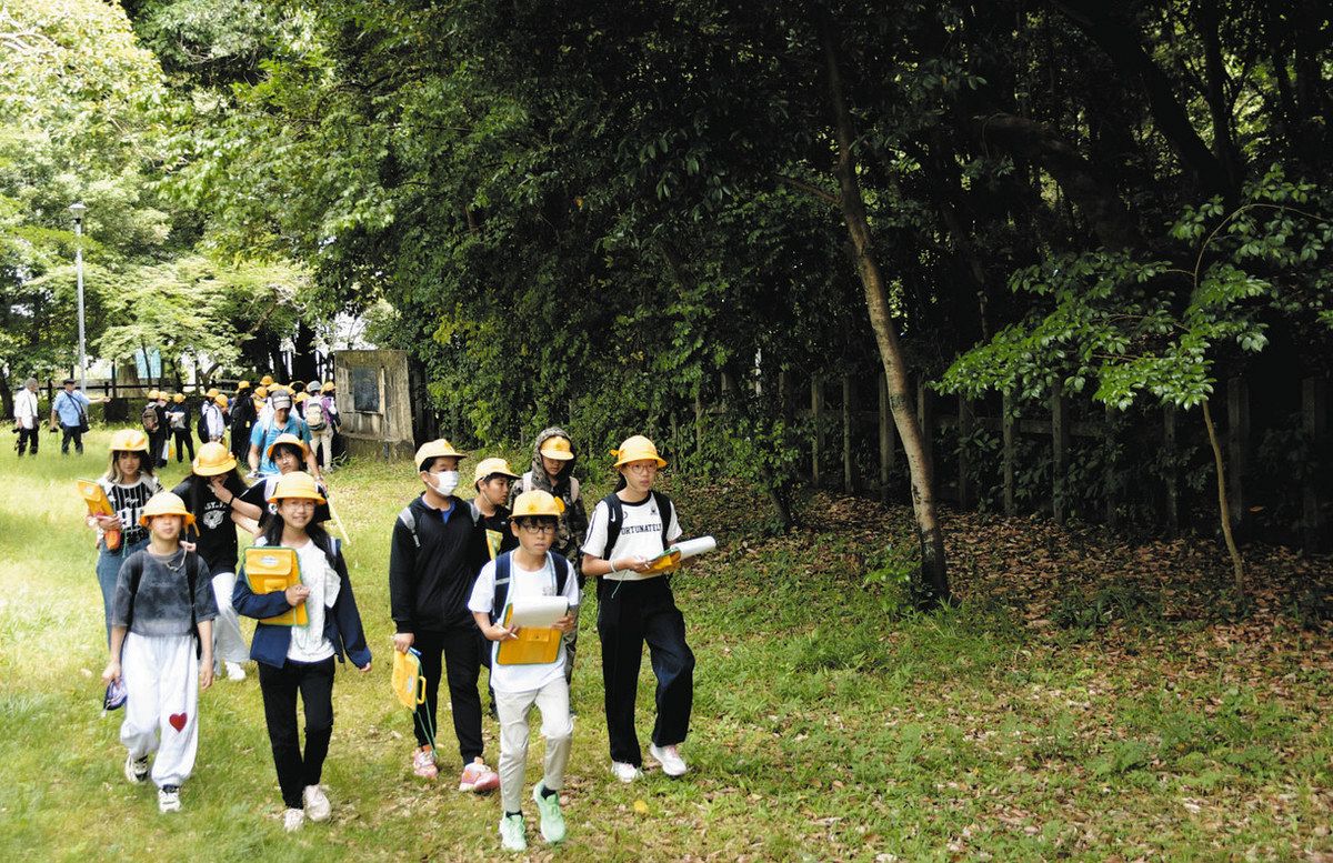 古墳体感！岐阜市の児童が地元の歴史を学ぶ