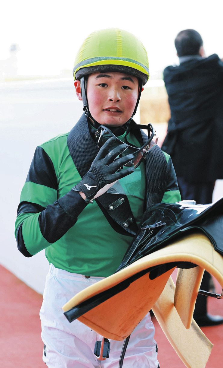 デビュー戦を２着で終えた田口貫太