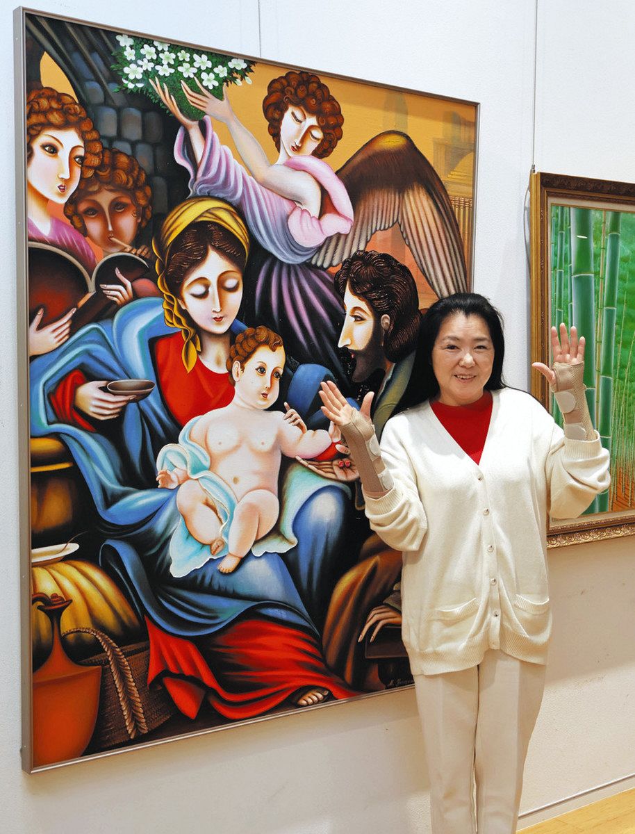 八十山和代 絵画　油彩 八十山美術館が冬展 和代さんけが復帰 作品替えし再開：北陸中日新聞Web