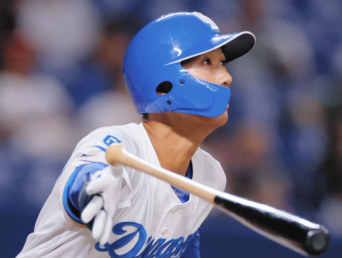 中日2軍】高卒ルーキー森駿太、プロ初の4番スタメン出場で打点 阪神
