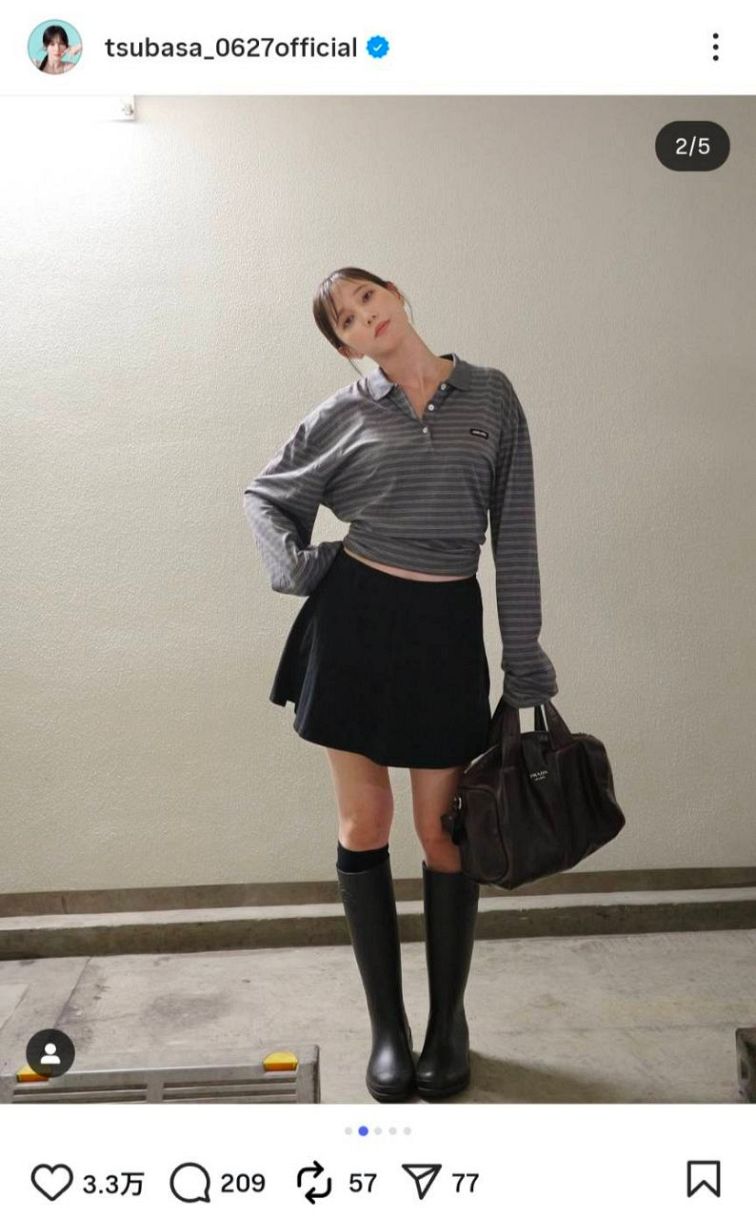 ◇本田翼、ミニスカ姿とお気に入りのカップ麺、ポテチ【写真複数】：中