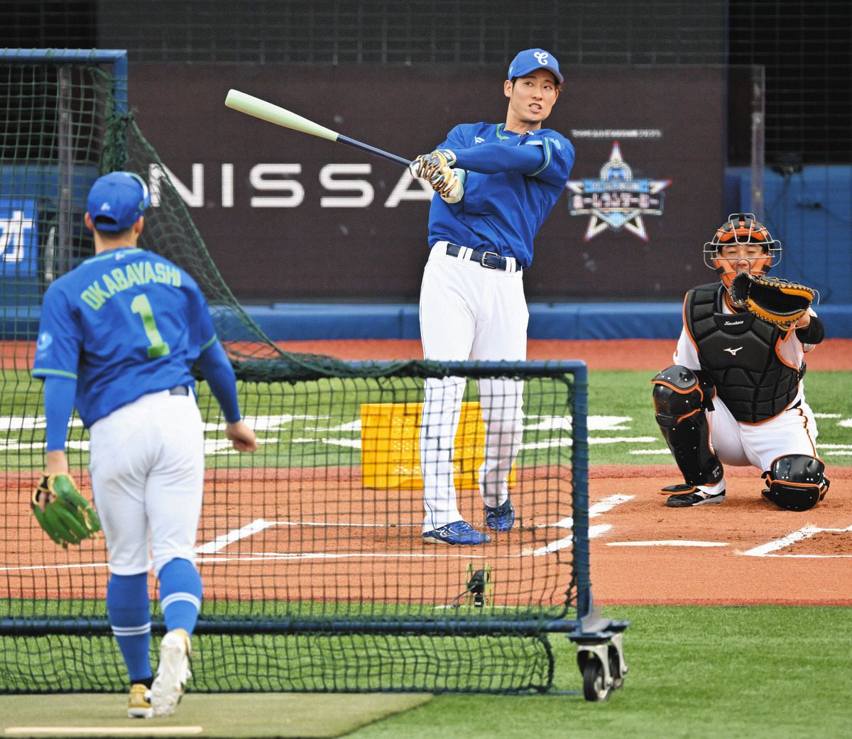 中日・上林誠知、ホームランダービー無念の敗退 岡林と「バヤシ×バヤシ