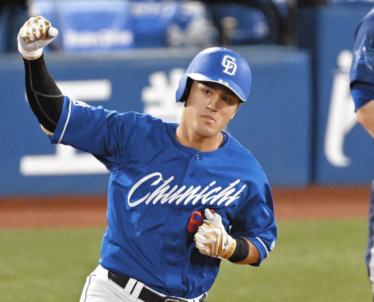 中日・板山祐太郎、打った瞬間確信の会心2号！ 30歳ユーティリティー