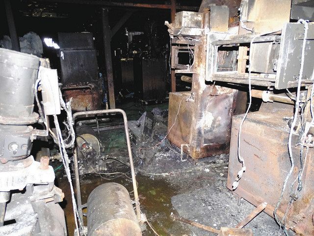 1階充てん機、激しく焼損 吉田火災事故調：中日新聞しずおかWeb