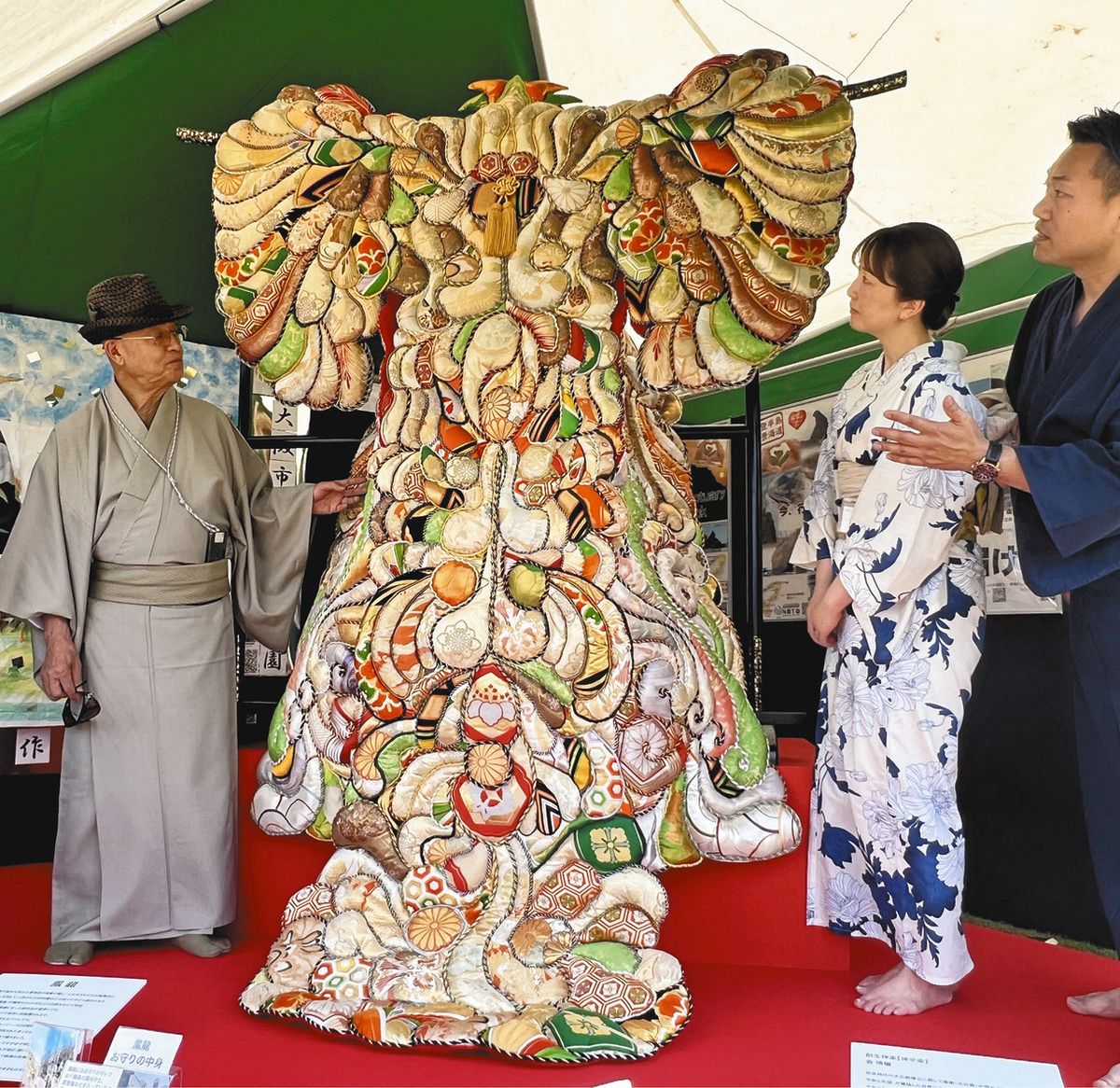 能登半島地震オブジェ