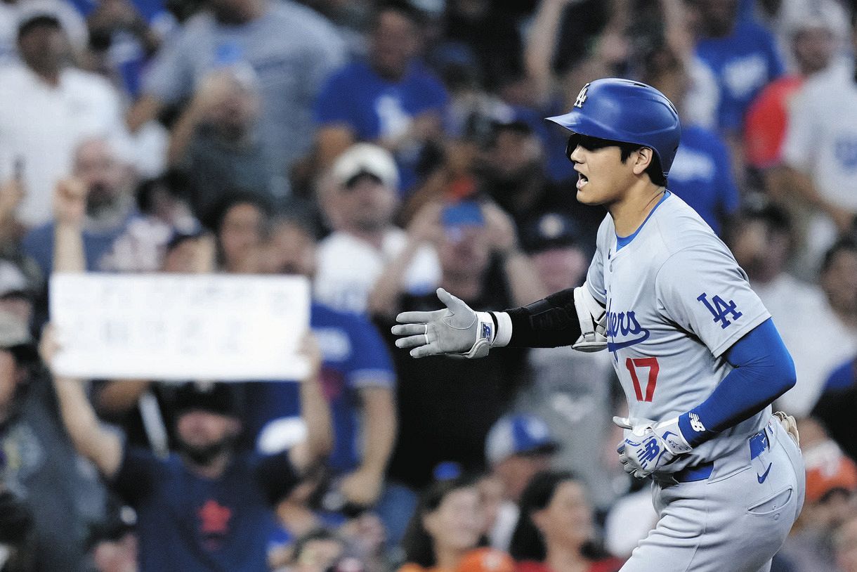ドジャース・大谷翔平、超特大32号ホームラン 打球速度191キロ、飛距離