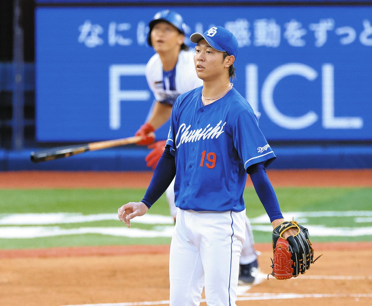 中日・高橋宏斗、6イニング4安打4失点降板 2年ぶり満塁弾被弾