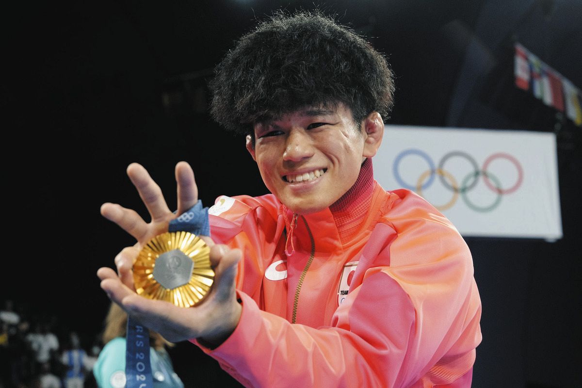 日本、2大会連続で金メダル20個の大台に レスリング清岡幸大郎＆鏡優