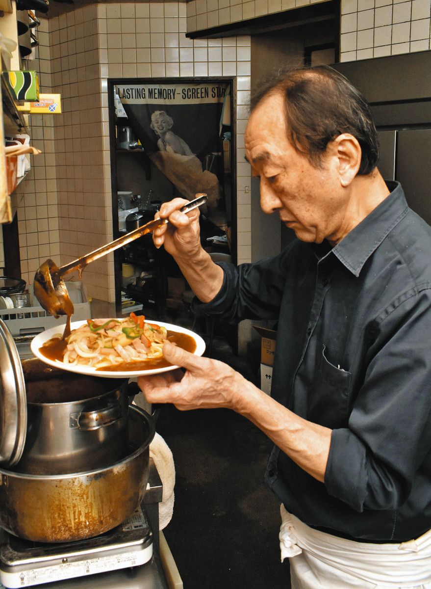 店主長年の勘」で作るソースが決め手 サンマルコの「あんかけスパ