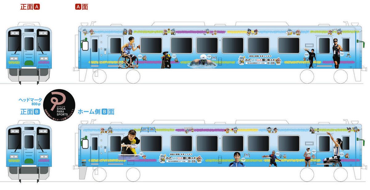 特別列車で障スポを盛り上げよう 信楽高原鉄道、キャラクターなど装飾