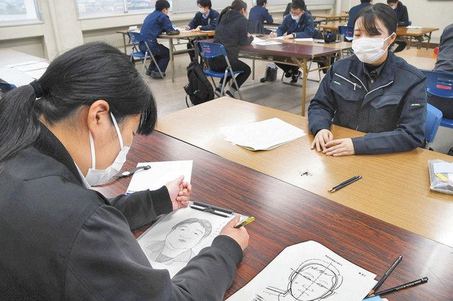 似顔絵捜査官を養成 福井 県警察学校で講習会 中日新聞web 似顔絵捜査官を養成 福井 県警察学校で講習会 中日新聞web