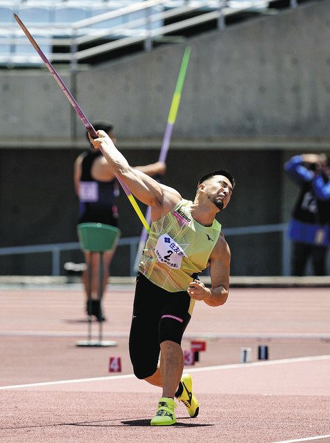 ８１メートル９１「感触まずまず」 木南陸上、男子やり投げＶのディーン：中日新聞Web