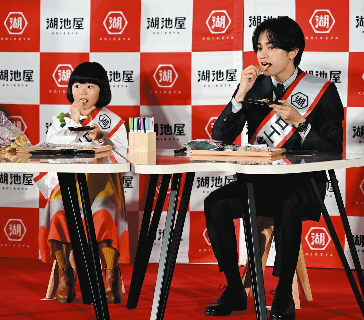 中島健人さんが選んだ味は…永尾柚乃さんとマイポテチ作り体験 湖池屋