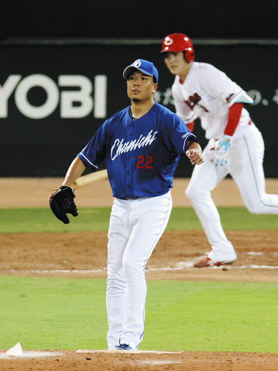 中日・大野雄大、10年ぶりマツダ白星ならず 広島・森下に痛恨の