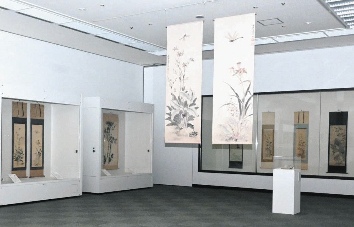江戸時代 中〜後期 大名 文人大名 増山正賢 増山 雪斎 掛軸 書画 江戸 