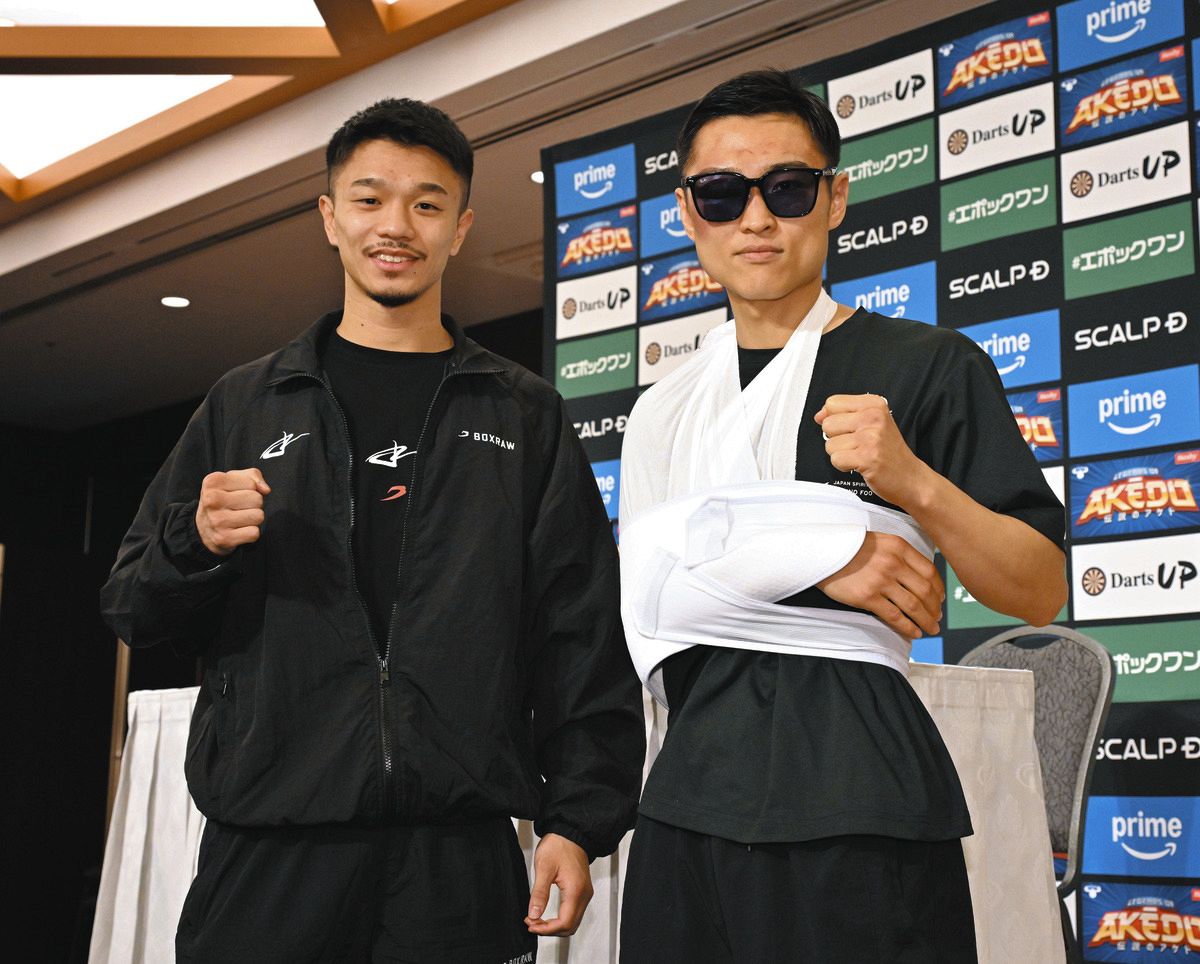 中谷潤人、統一戦一夜明け会見で井上尚弥のSNSメッセージに反応「僕も