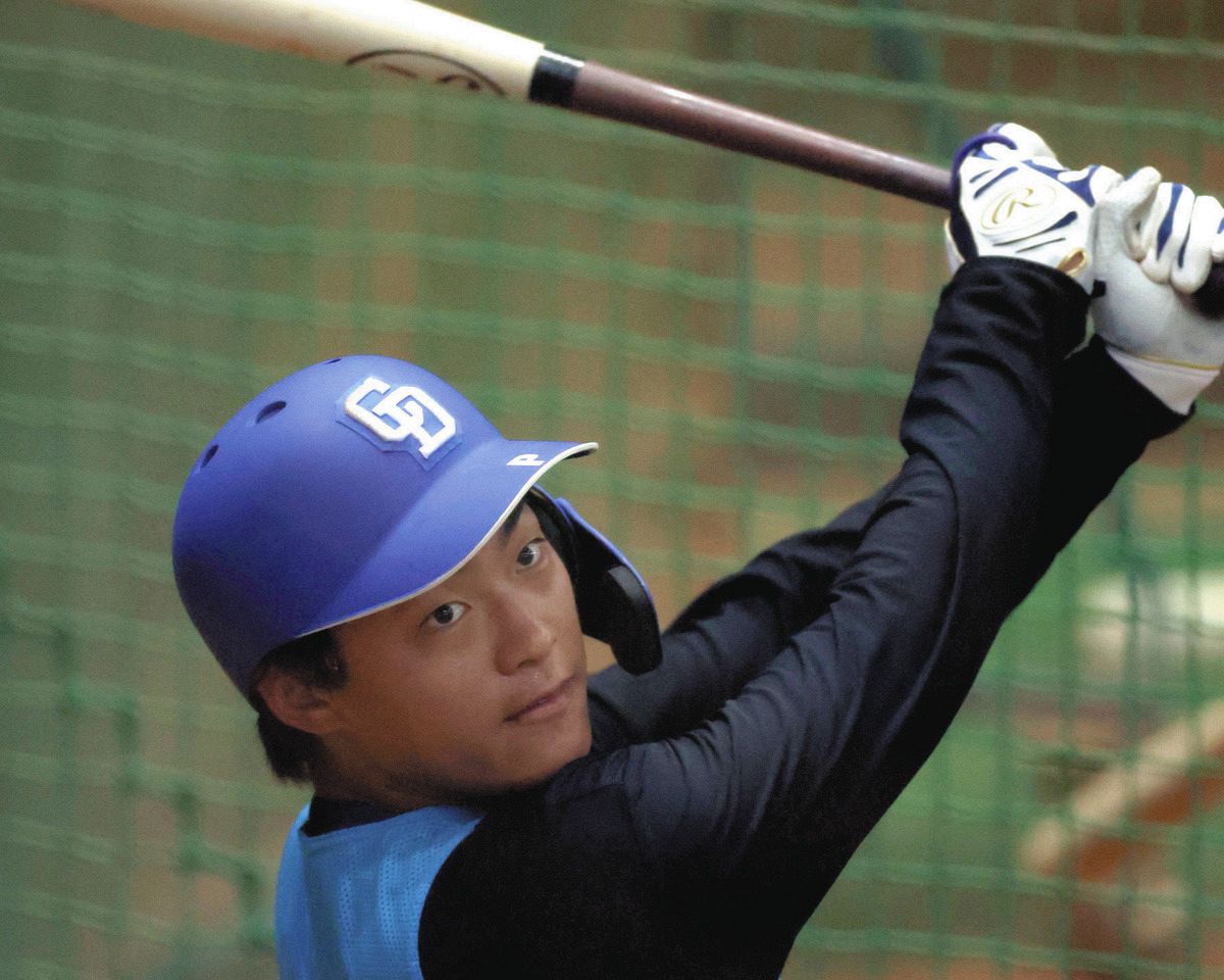 中日2位・津田啓史が初の屋外フリー打撃 鋭い打球連発もバット折れ終了「明日はミスショットなくす」:中日スポーツ・東京中日スポーツ