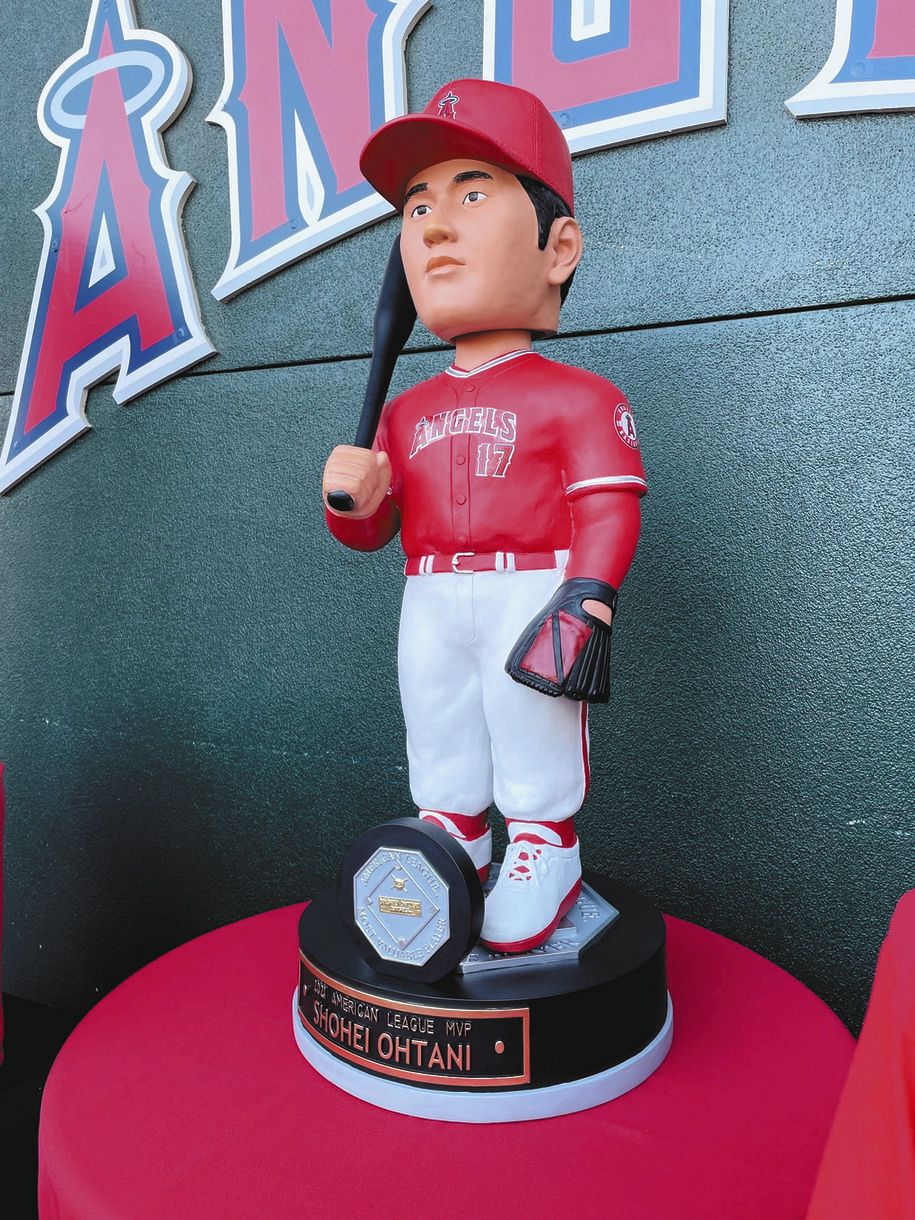 大谷翔平選手 マイクトラウト選手 bobblehead バブルヘッド ...