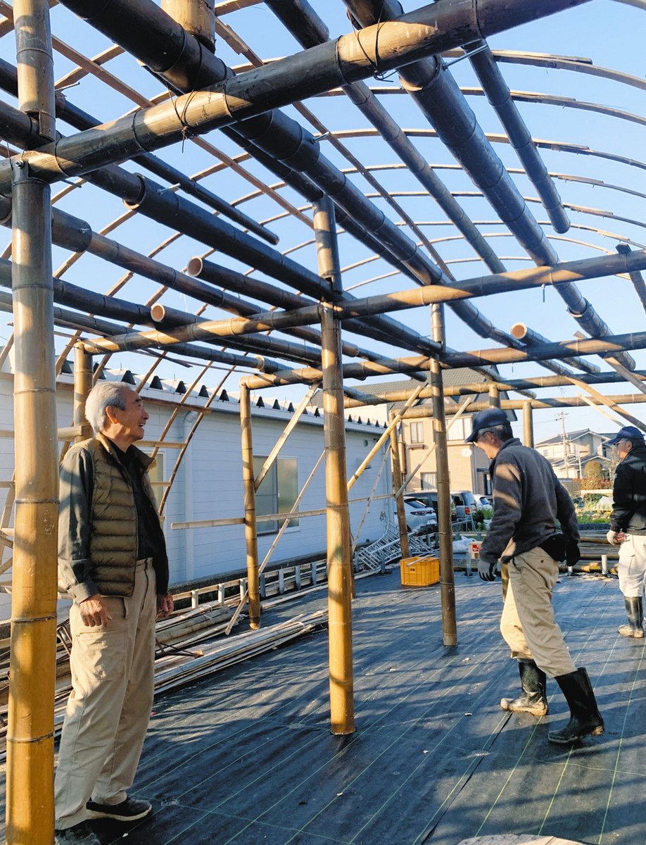 放置竹林対策 能登の産業に 竹の骨材でハウス 金沢「畑の会」伝授へ 特産物栽培に利用：北陸中日新聞Web