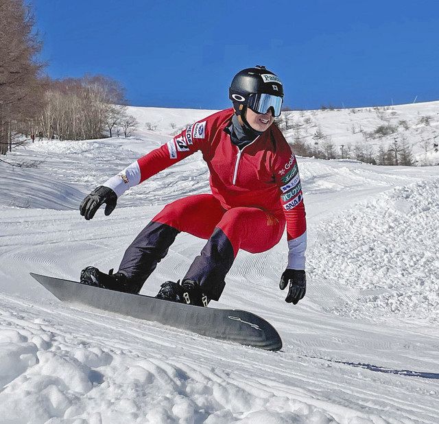 県勢高原 跳べ遠く速く スノーボードクロス あす登場 メダル照準：日刊