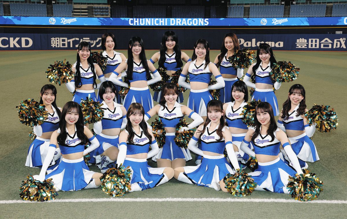 チアドラ 今季のメンバー16人お披露目 新ユニホーム、オープニング