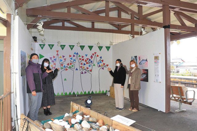 森田駅 福井 sns映え 再生テーマ アート彩り 住民 日刊県民福井web 森田駅 福井 sns映え 再生テーマ アート彩り 住民 日刊県民福井web