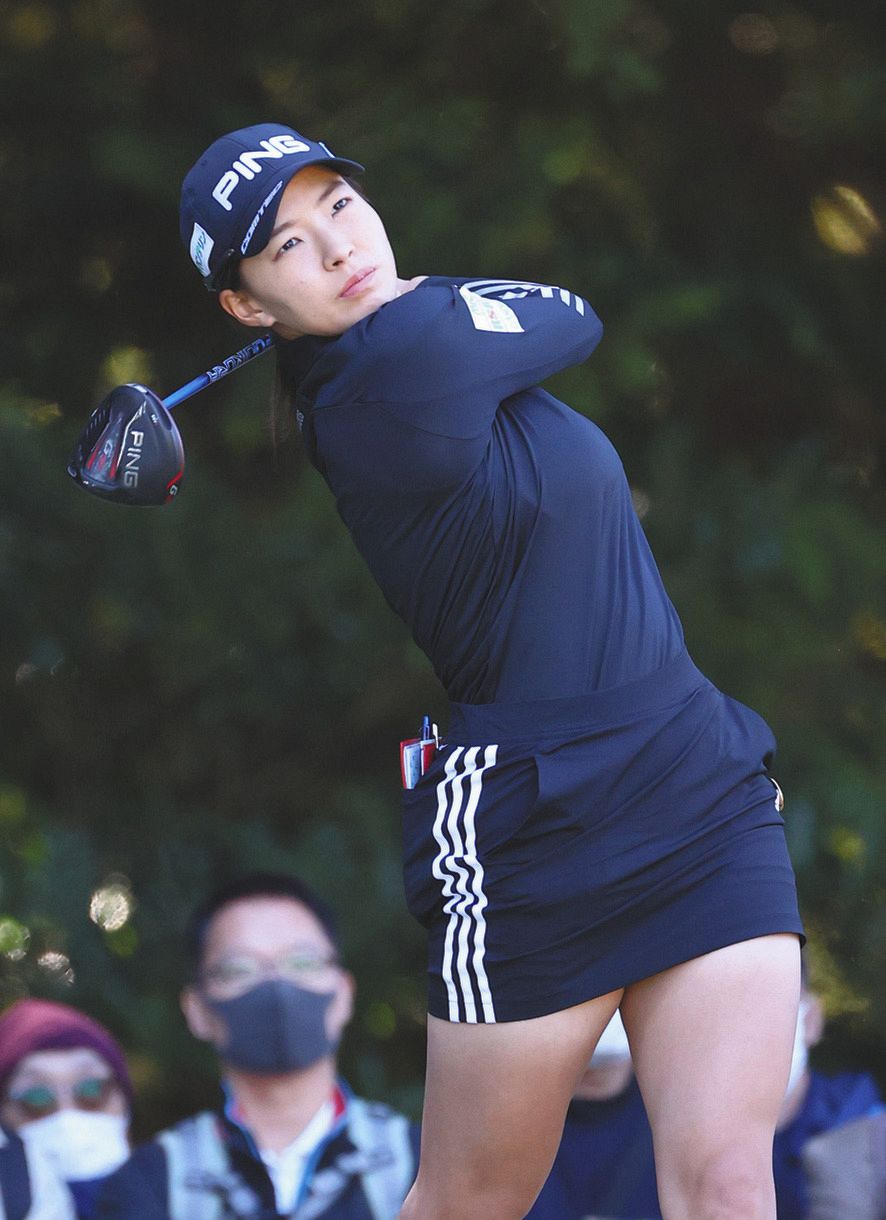 あわやホールインワン再現 やめてー お願いだからやめてー 渋野日向子1打差3位発進 女子ゴルフ 中日スポーツ 東京中日スポーツ