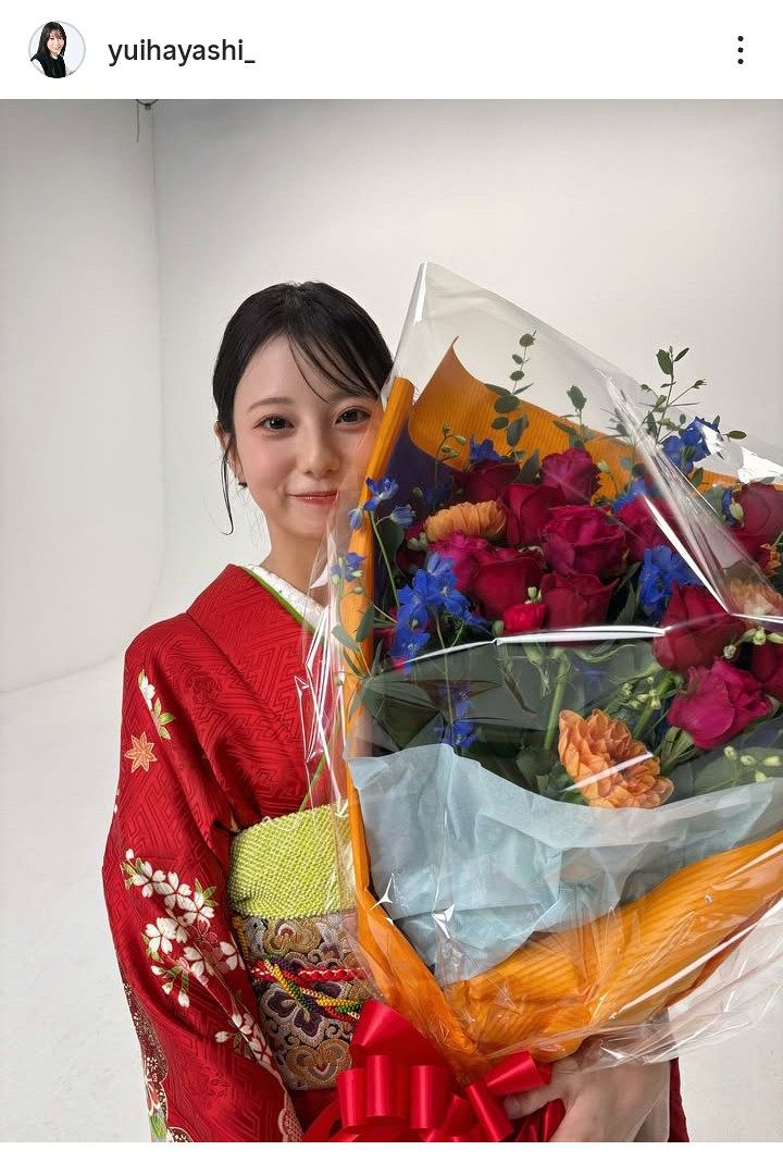 ◇振袖姿もかわいい！元ジャンボリミッキー担当ダンサー・林祐衣【実際