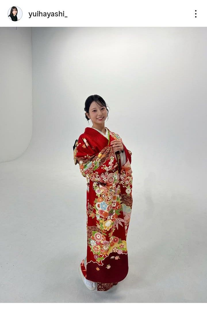 ◇振袖姿もかわいい！元ジャンボリミッキー担当ダンサー・林祐衣【実際