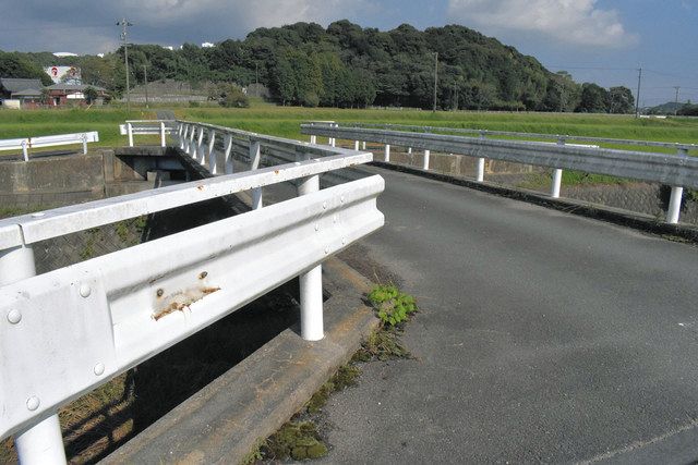 橋名板、止まらぬ盗難 岡崎で13日以降に20枚、金属価格高騰で転売目的