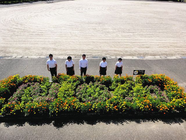 フラワー ブラボー コンクール花壇 喜びの入賞校 ２ 中日新聞web