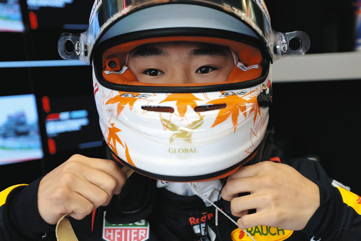 気合を込めてレースに挑んだ角田裕毅ながら、ＳＣ導入のタイミングが不運に働いた（レッドブル提供）