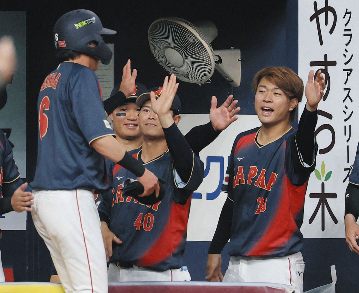 侍ジャパン、鈴木誠也ソロ弾など5得点で実戦勝利締め 大谷翔平は2の0