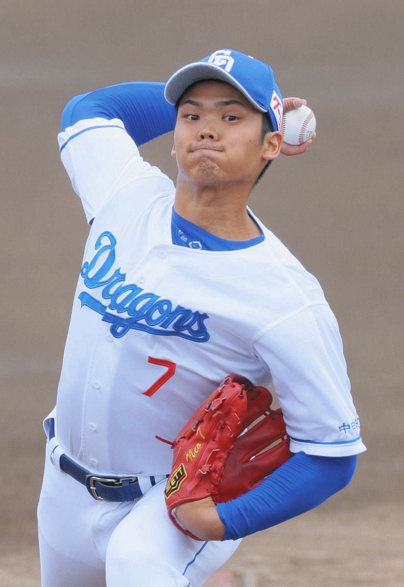 根尾昂、先発で6回途中3失点も味方の援護で4勝目 「最初は荒れて