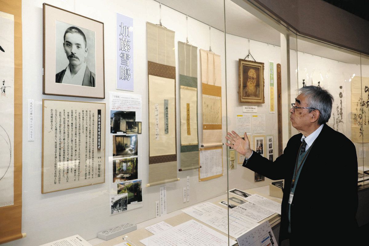 文芸発展に貢献、俳人・十湖と雪膓を紹介 浜松で特別展：中日新聞
