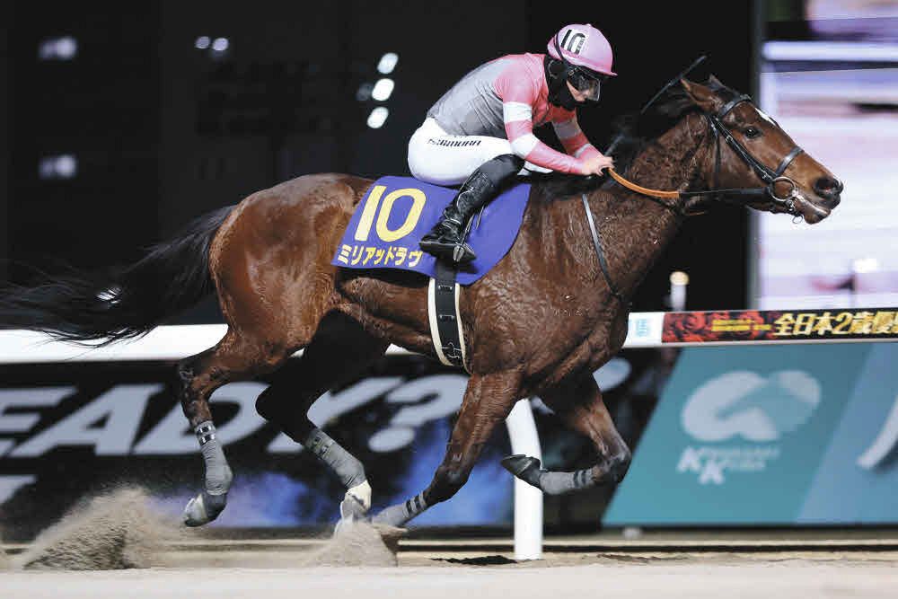全日本2歳優駿を制したミリアッドラヴ