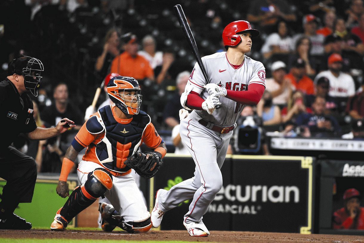 MLB】大谷翔平44号の打球初速は185キロ！110マイル（177キロ）以上の