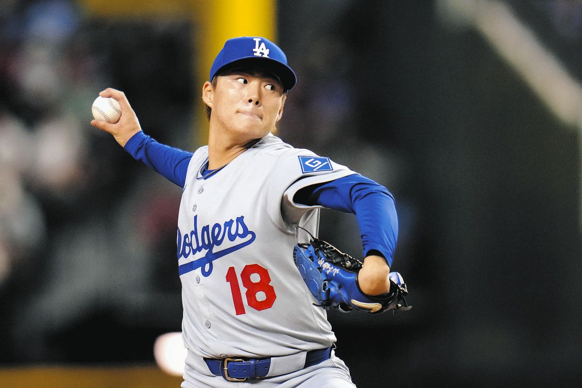 [s.hiro]山本由伸投手(現ドジャース)ユニフォーム　Oサイズ エムエルビー（MLB）（メンズ）ドジャース 山本由伸 リミテッド