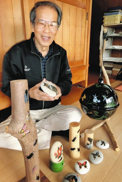 石川】蒔絵アート 石に木に 減る仏壇需要…新たな種「蒔」く：北陸中日